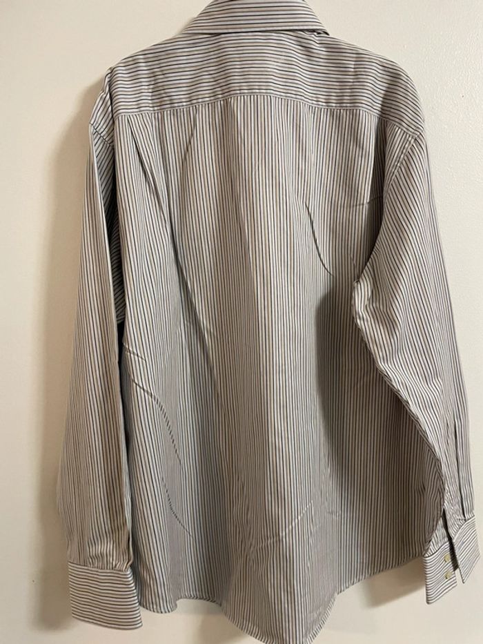 Chemise droite Izac rayé gris - photo numéro 5