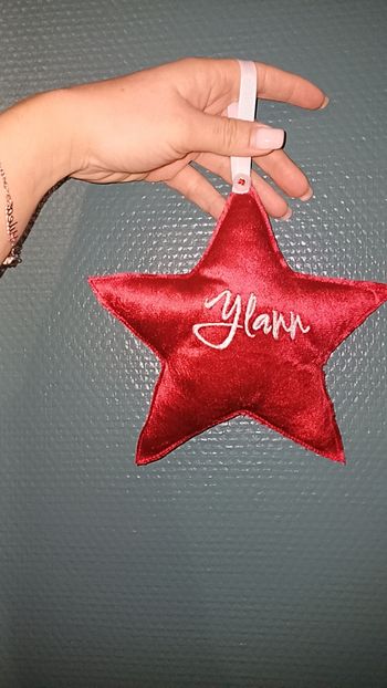 Étoile de Noël personnalisé