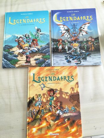 Lot de 3 bandes dessinées : les légendaires - Patrick Sobral