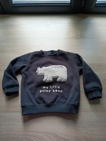 Sweat polaire kiabi taille 24 mois