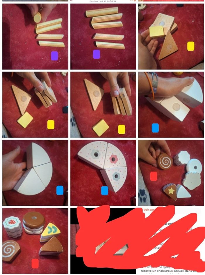 Lot de jouet en bois