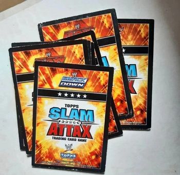 5 cartes catch topps WWE - Slam Attax - Diverses collections