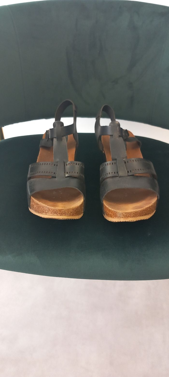 Sandales noir kickers - photo numéro 2