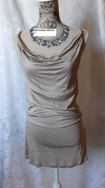 Faby27800 Robe femme "Camaieu", tunique beige