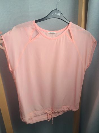 Ikks haut tee-shirt blouse en soie T.40