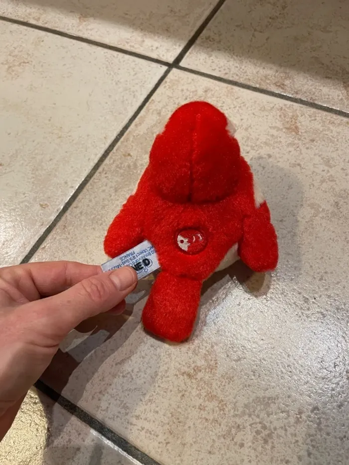 Peluche oiseau (non musical) rouge - photo numéro 4