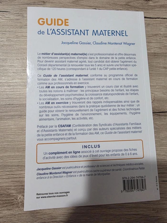 Guide de l'assistante maternelle - photo numéro 5