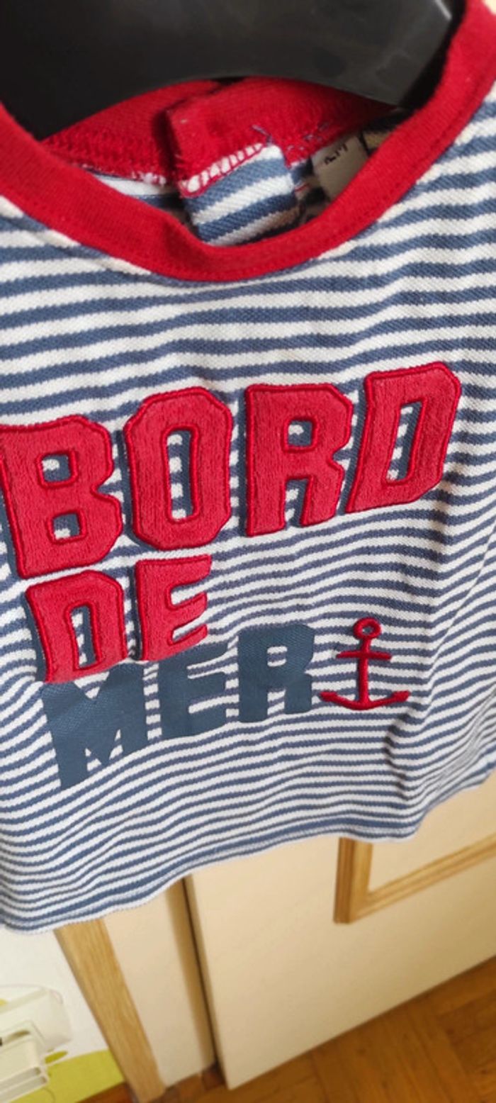 Tee shirt manche courte bord de mer - photo numéro 2