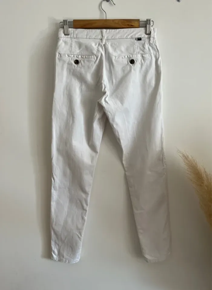 Pantalon/chino blanc Reiko - photo numéro 5