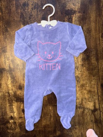 Grenouillère chat 3m