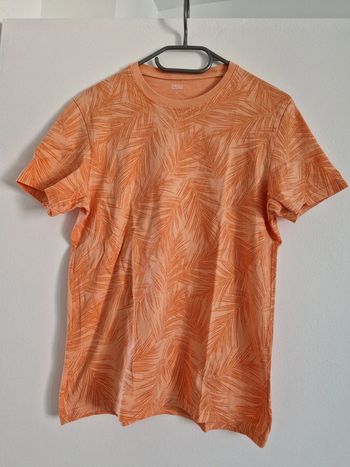 T-shirt orange celio homme