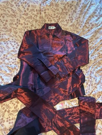 Chemise Mod Orient taille M rouge