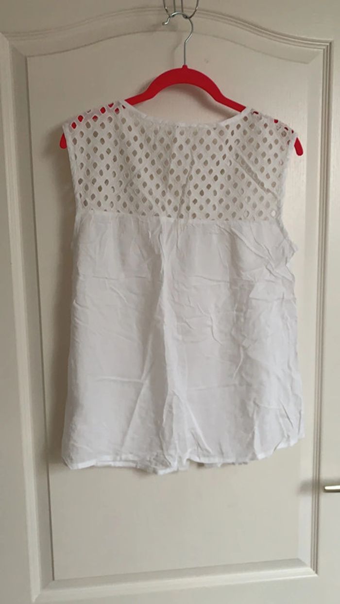 Chemisier blanc taille 38 - photo numéro 3