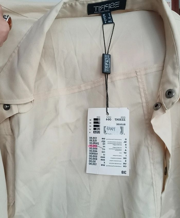 Chemise manche courte stretch neuve Esprit - photo numéro 12