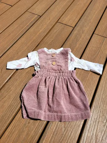 Robe + manches longues 9 mois