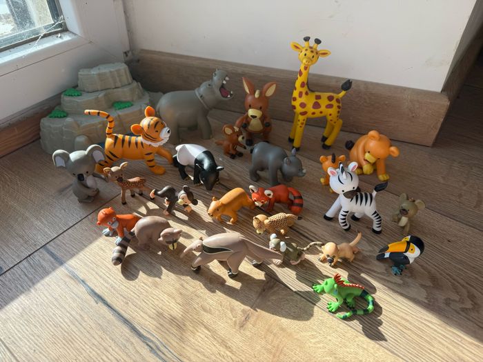 Lot d’animaux altaya savane forêt de reptile