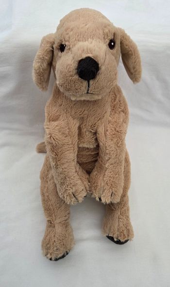 Doudou peluche chien beige- Gosig Golden - Ikea