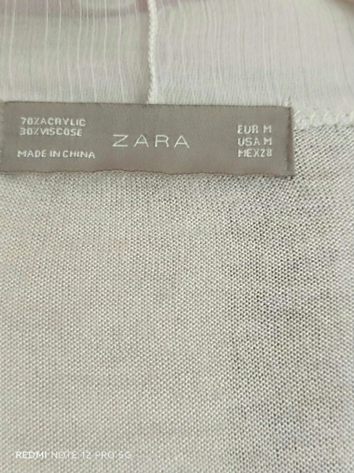 Gilet écru long Zara T.M (38) - photo numéro 10