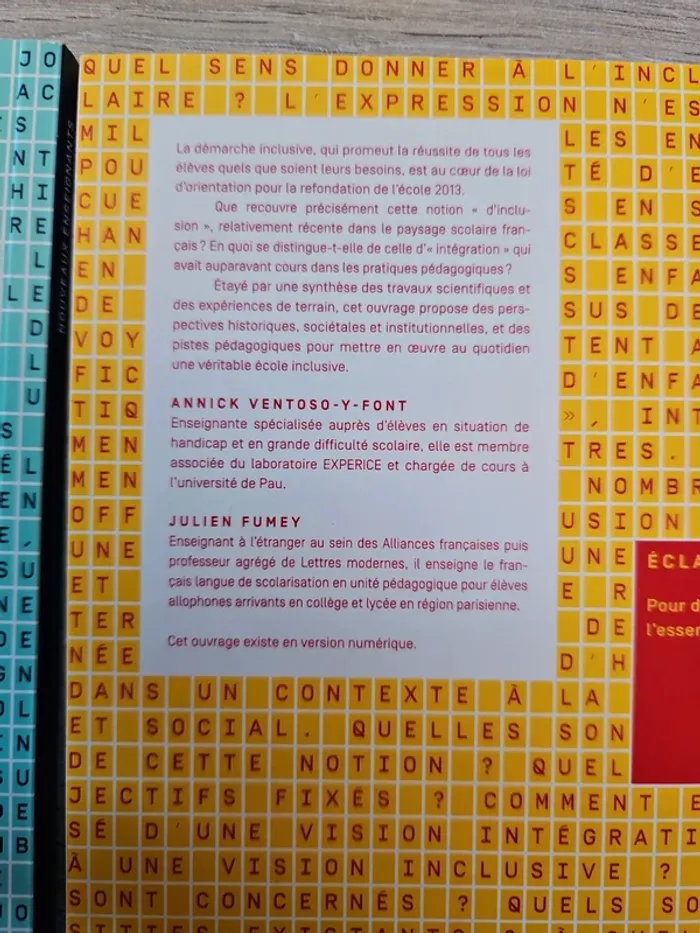 Lot nouveaux enseignants / Comprendre l'inclusion scolaire - photo numéro 3