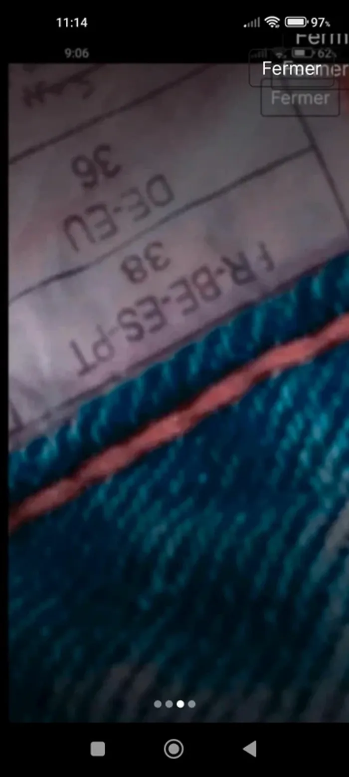 Short en jean avec dentelle - photo numéro 4