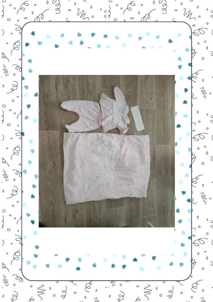 Couette+ ensemble naissance made in Italy / coperta + completino