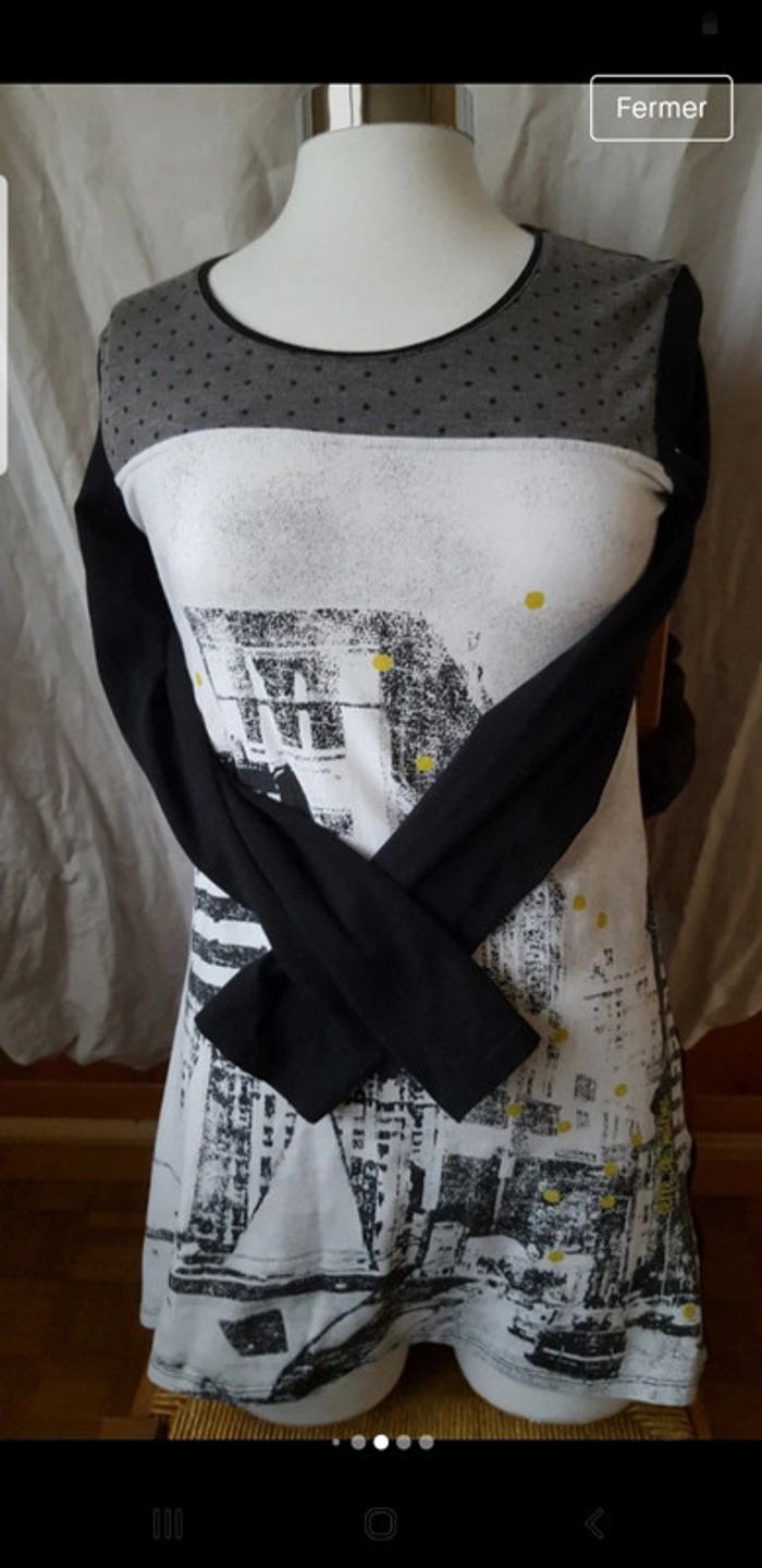 Jolie tunique taille 1 ( taille 36 ) - photo numéro 4
