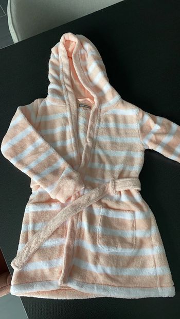 Peignoir capuche polaire fille 5-6 ans