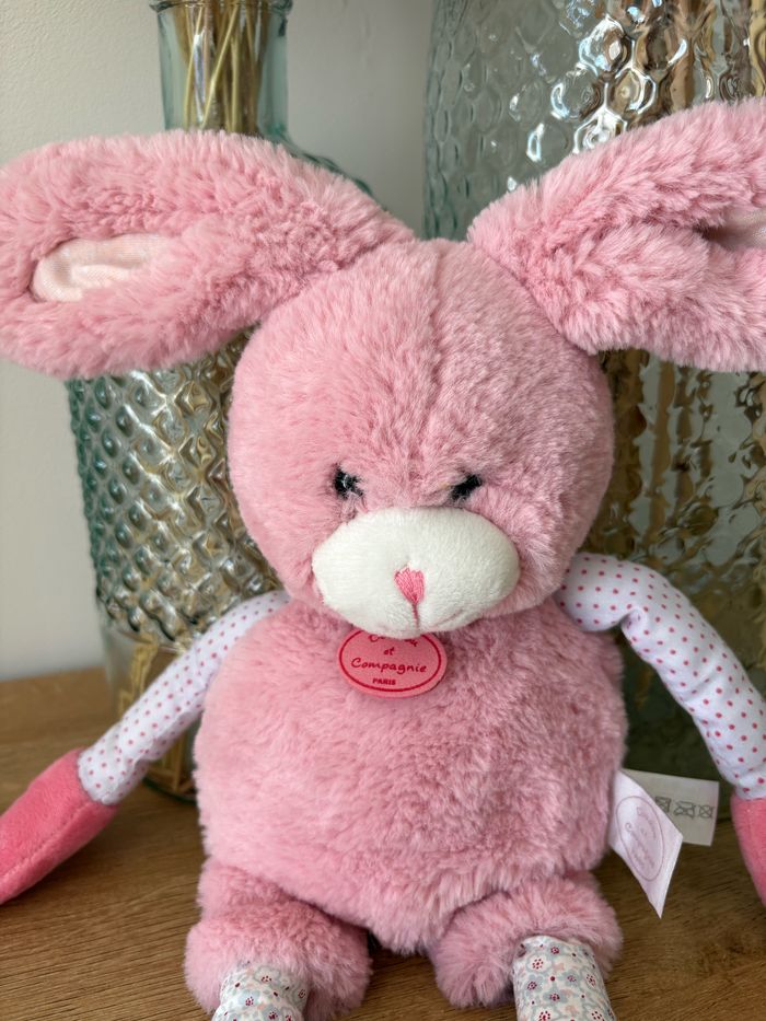 Peluche lapin grandes pattes - photo numéro 2