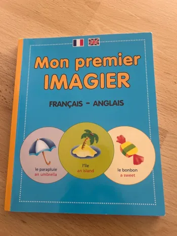 Livre Mon premier imagier Francais-anglais