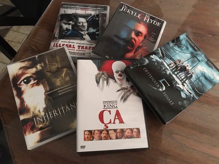 Lot de 5 dvd Horreur / Fiction