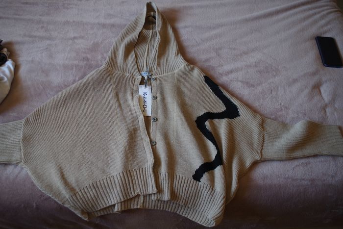 K-A-N-O-U de Caty Lesca Gilets Taille 42  BEIGE - photo numéro 7