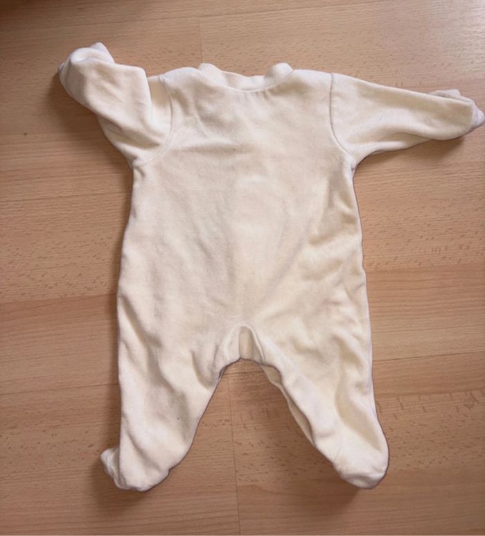 Lot de 3 pyjamas velours mixte taille 1 mois - photo numéro 6