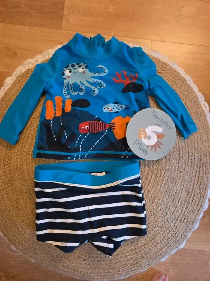Maillot de bain du pareil au même 6 mois