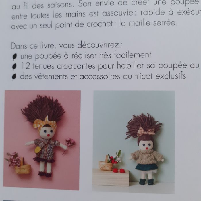 Livre "Confection poupée au tricot+ 12 tenues " - photo numéro 2