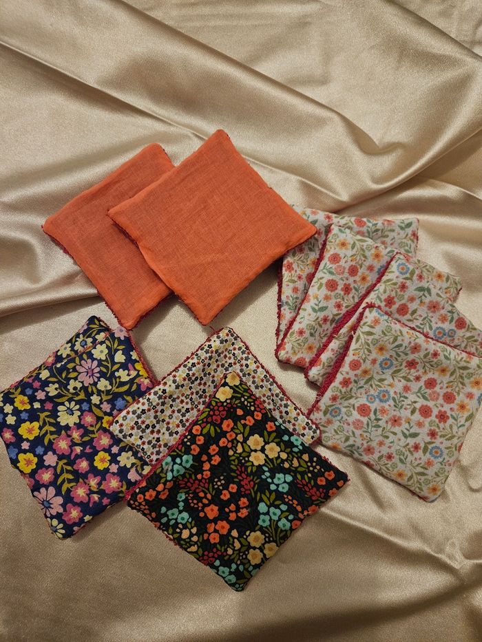 Lot lingettes lavables