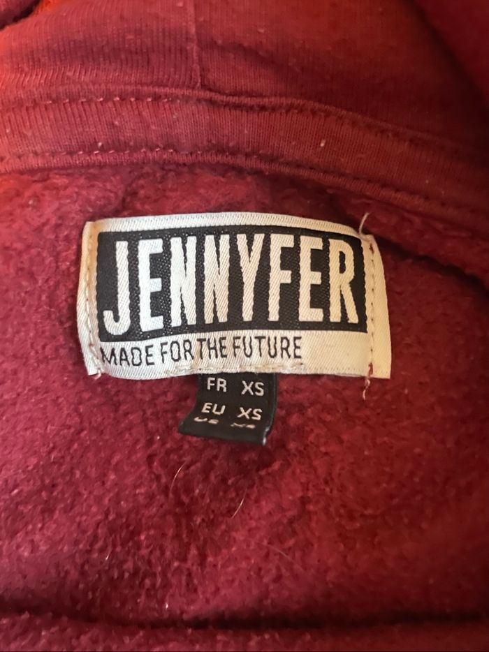 Sweat à capuche bordeaux - photo numéro 5