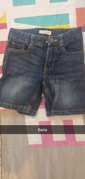 Short en jeans