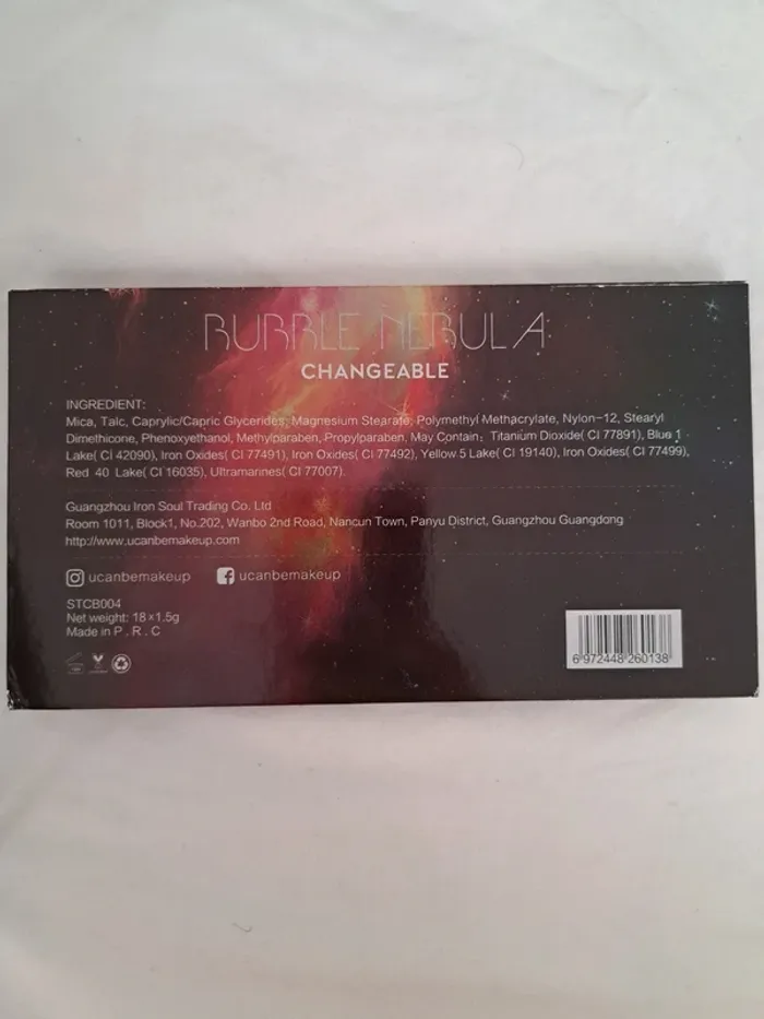 Palette de maquillage Bubble Nebula de Changeable - photo numéro 2