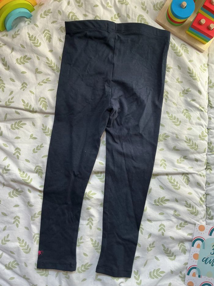 legging long bleu marine lulu castagnette 3 ans - photo numéro 6