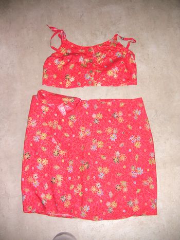 Jupe et top court Taille unique