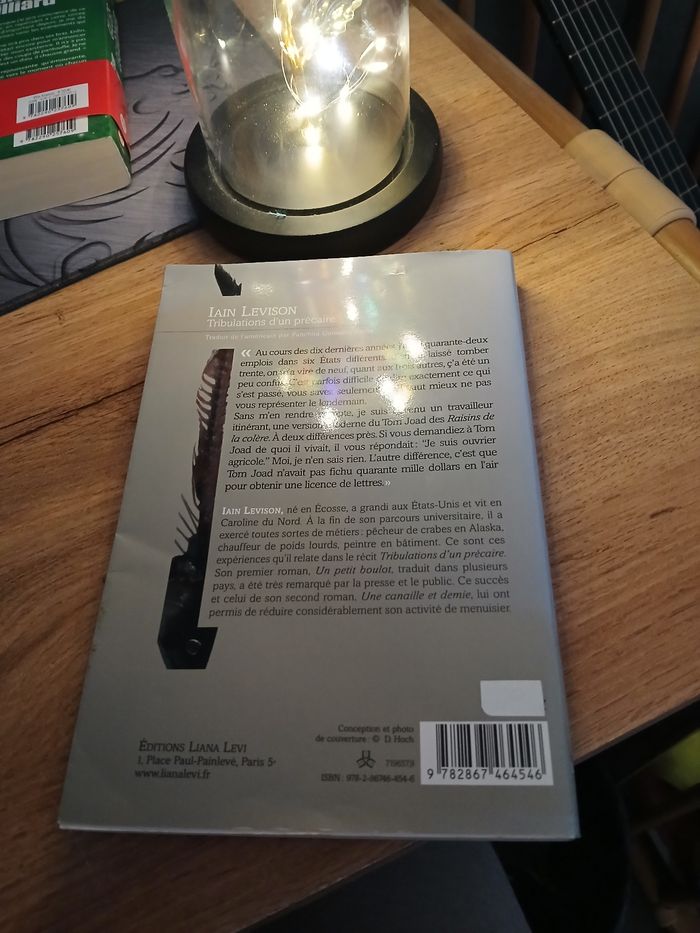 LIVRE LA TRIBULATIOND UN PRECAIRE DE IAN LEVION - photo numéro 2