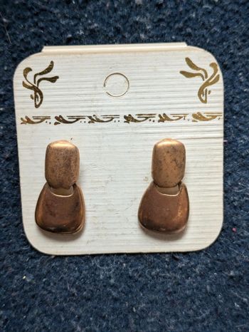 Boucles d'oreilles dorées