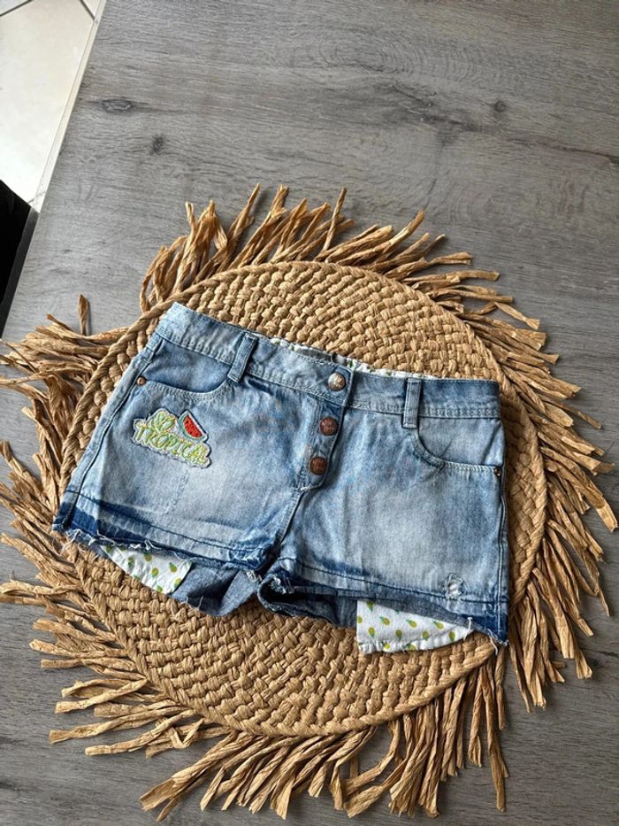 Short en jeans orchestra 7 ans