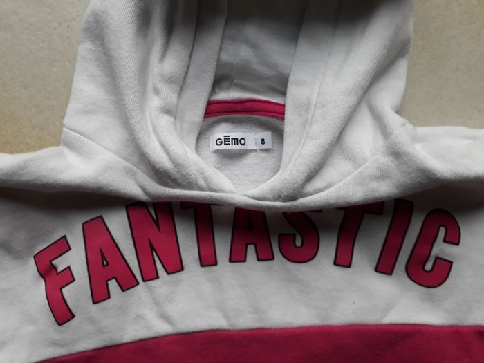 Sweat a capuche fille Gemo  8 ans - photo numéro 2