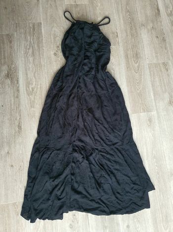 Robe noire longue d été  taille 36 promod