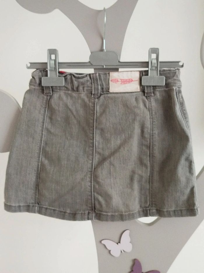 Jupe en jean grise Lisa Rose taille 8 ans - photo numéro 2