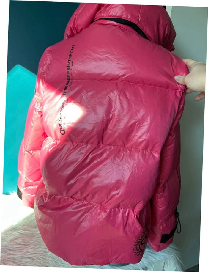 Doudoune rose - mino du sud - taille L - photo numéro 6