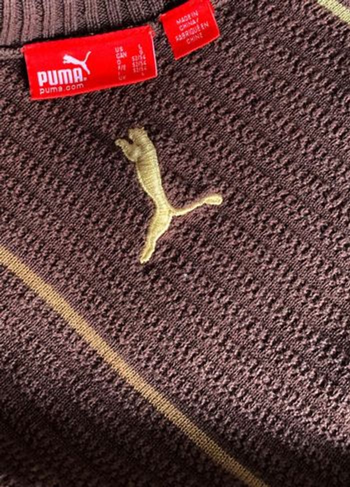Pull marron homme PUMA taille L - photo numéro 4
