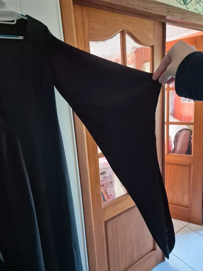 Longue tunique/robe noire - photo numéro 2