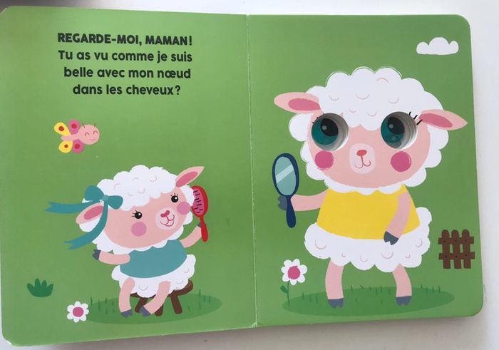 Livre pour bébés avec yeux qui bougent - photo numéro 2